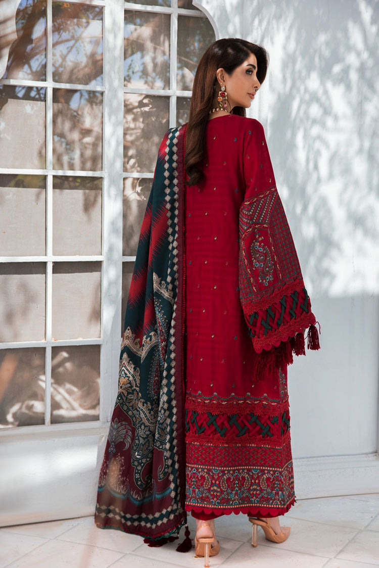 Picture of Ellena - 3-PC Musavir Embroidered Khaddar Collection - Available at Raja Sahib