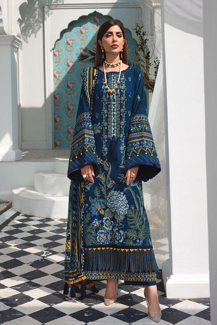 Picture of Ellena - 3-PC Musavir Embroidered Khaddar Collection - Available at Raja Sahib