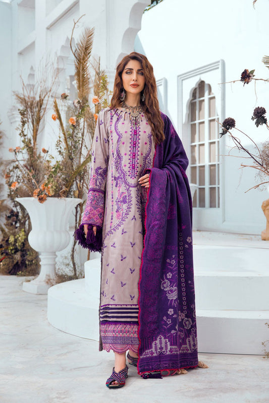 Picture of Ellena - Ellena 3-PC Musavir Embroidered Khaddar Collection - Available at Raja Sahib