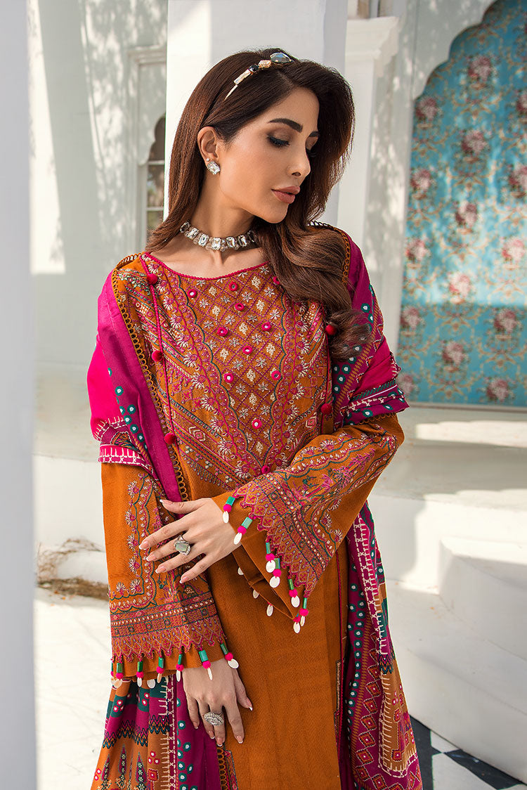 Picture of Ellena - 3-PC Musavir Embroidered Khaddar Collection - Available at Raja Sahib