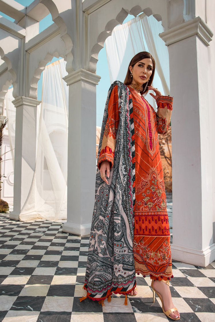 Picture of Ellena - 3-PC Musavir Embroidered Khaddar Collection - Available at Raja Sahib