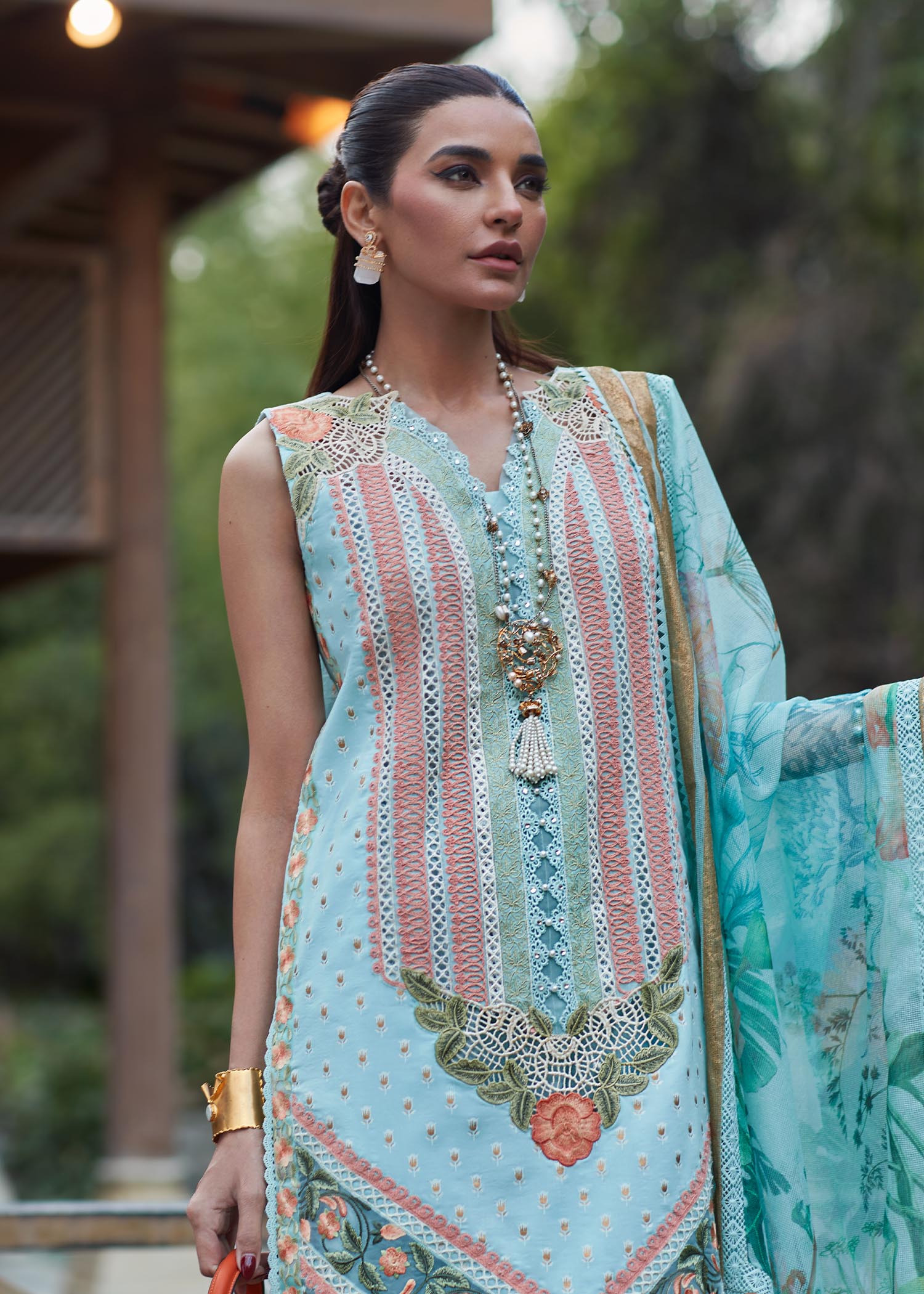 Picture of Crimson - 5B Shigar Luxury Lawn Collection - Available at Raja Sahib