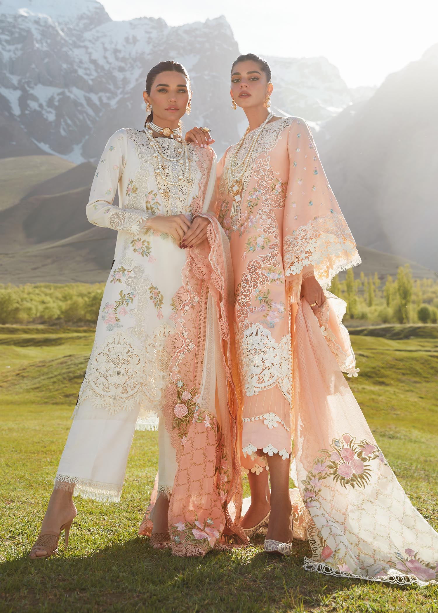 Picture of Crimson - 1B Summer In The Meadows Luxury Lawn Collection - Available at Raja Sahib