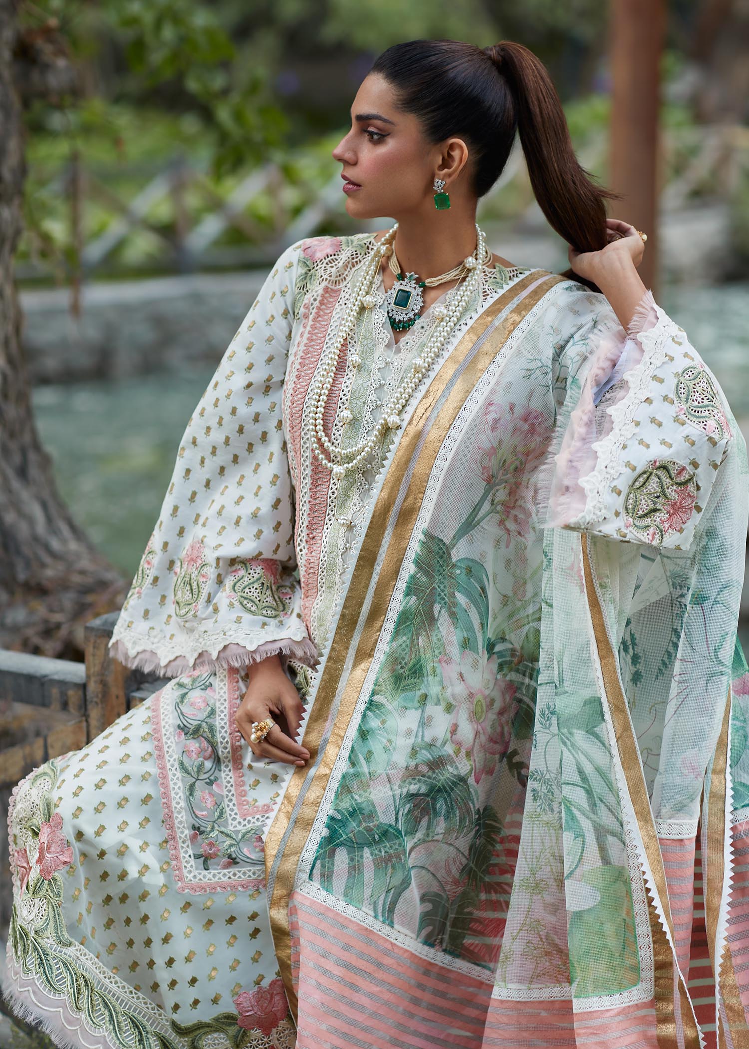 Picture of Crimson - 5A Shigar Luxury Lawn Collection - Available at Raja Sahib