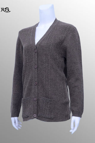 Ladies Woolen Sweater Art-1993 Brown