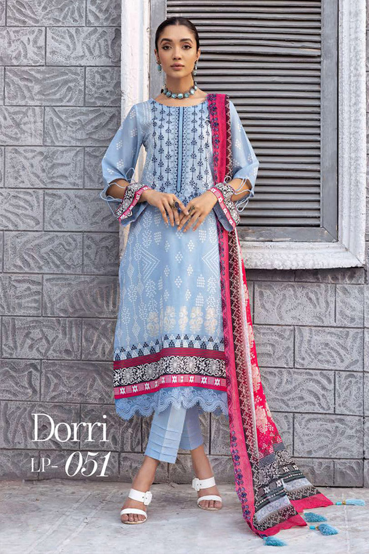 Picture of Lala - LP 051 Celebre Embroidered Lawn Collection - Available at Raja Sahib