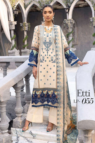 LP 055 Celebre Embroidered Lawn Collection