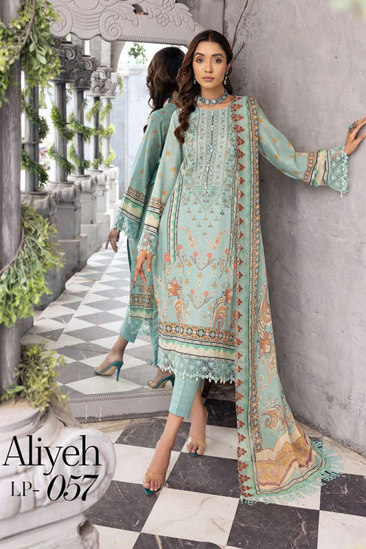 Picture of Lala - LP 057 Celebre Embroidered Lawn Collection - Available at Raja Sahib