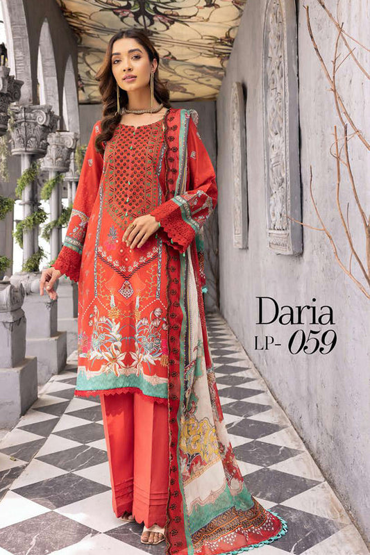 Picture of Lala - LP 059 Celebre Embroidered Lawn Collection - Available at Raja Sahib