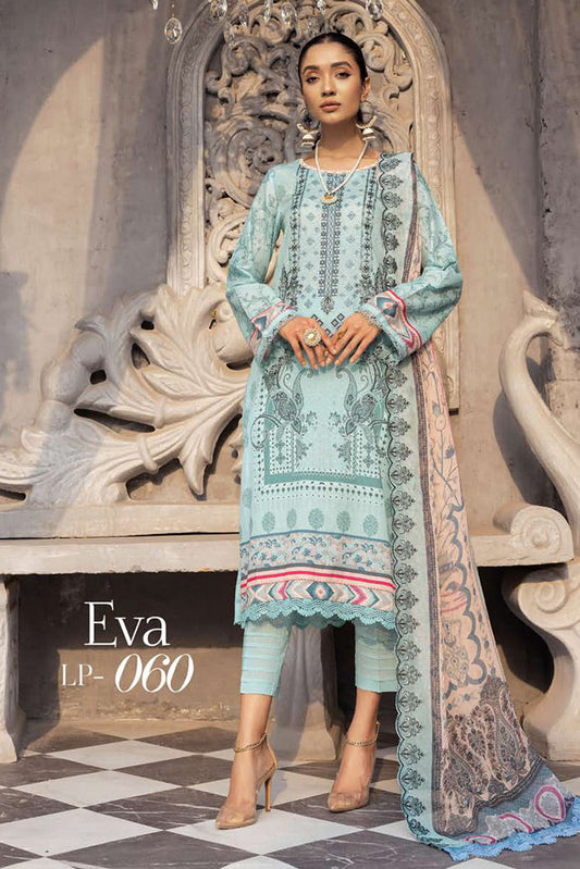 Picture of Lala - LP 060 Celebre Embroidered Lawn Collection - Available at Raja Sahib