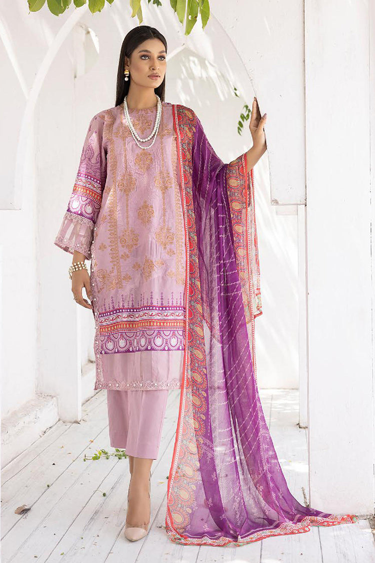 Picture of Lala - LP 071 Petunia Magnifique Embroidered Lawn Collection - Available at Raja Sahib