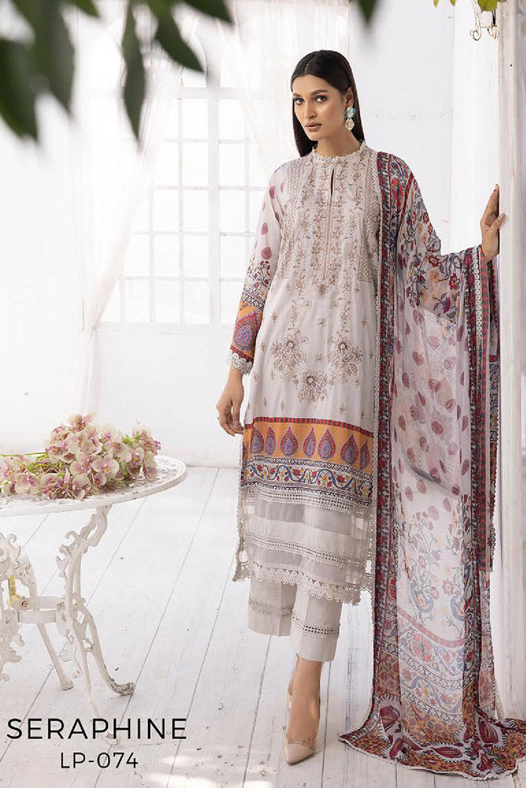 Picture of Lala - LP 074 Seraphine Magnifique Embroidered Lawn Collection - Available at Raja Sahib