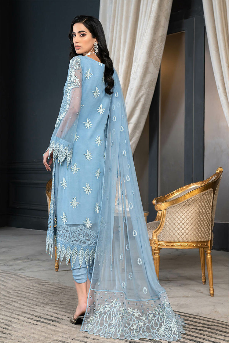 Picture of Janique - D 015 Celestial Charm Luxury Formal Embroidered Chiffon Collection - Available at Raja Sahib