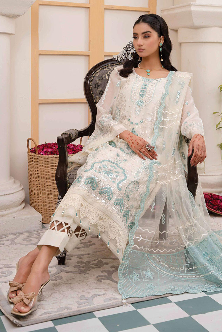 Picture of Azu - AZU 01 Embroidered Chiffon Collection - Available at Raja Sahib