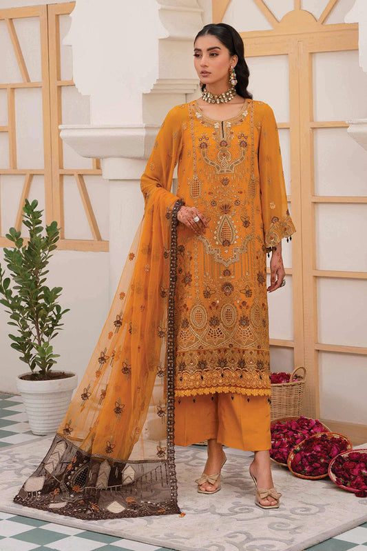 Picture of Azu - AZU 02 Embroidered Chiffon Collection - Available at Raja Sahib