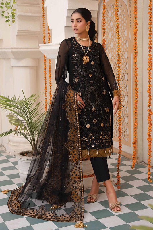 Picture of Azu - AZU 04 Embroidered Chiffon Collection - Available at Raja Sahib