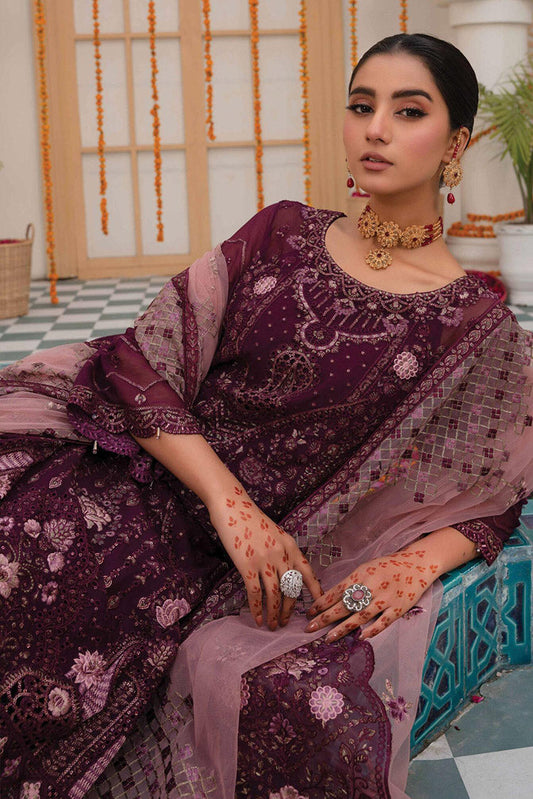 Picture of Azu - AZU 07 Embroidered Chiffon Collection - Available at Raja Sahib