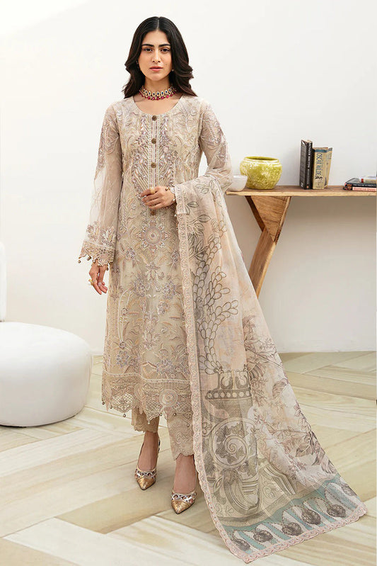 Picture of Ramsha - A 802 Chevron Embroidered Chiffon Collection Vol 8 - Available at Raja Sahib