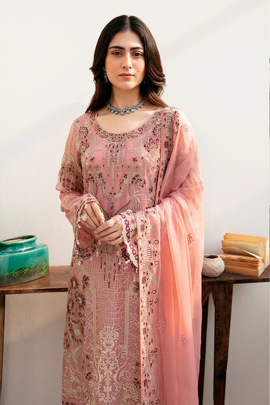 Picture of Ramsha - A 805 Chevron Embroidered Chiffon Collection Vol 8 - Available at Raja Sahib