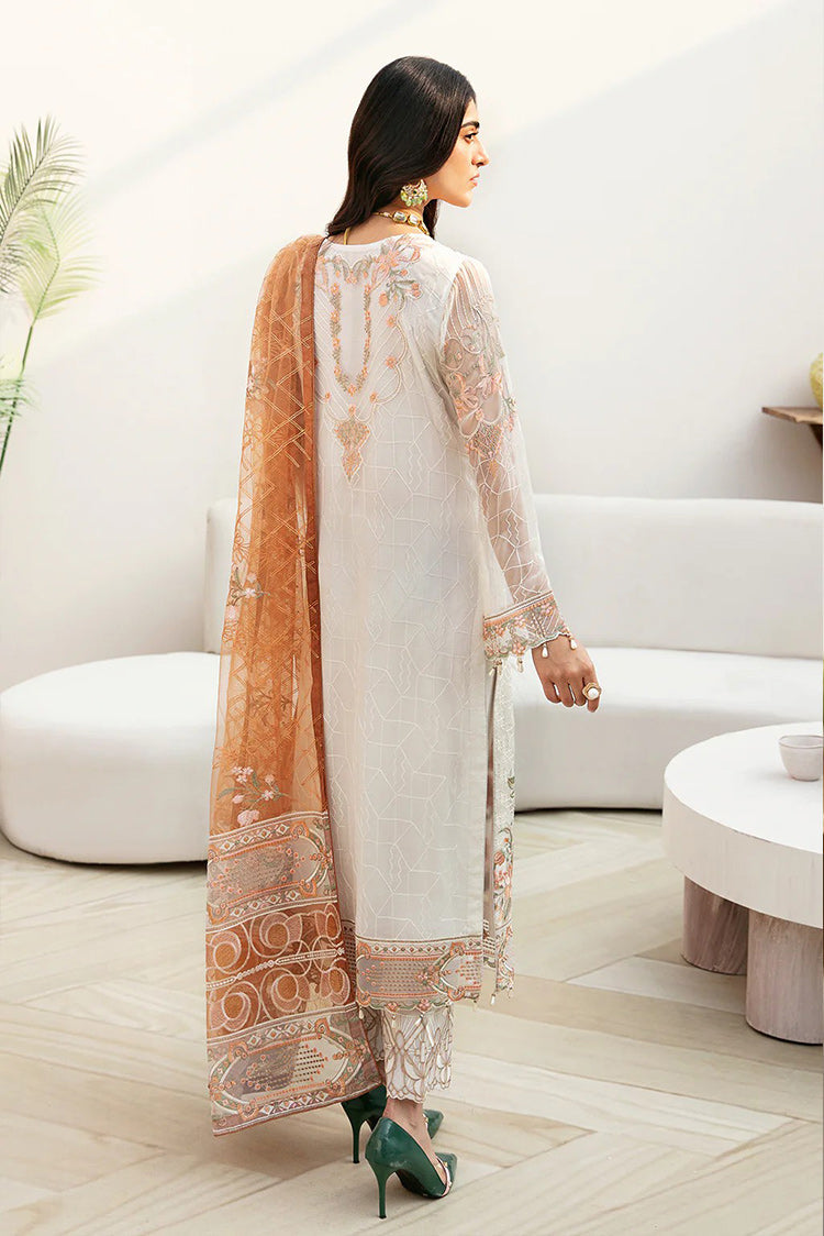 Picture of Ramsha - A 808 Chevron Embroidered Chiffon Collection Vol 8 - Available at Raja Sahib