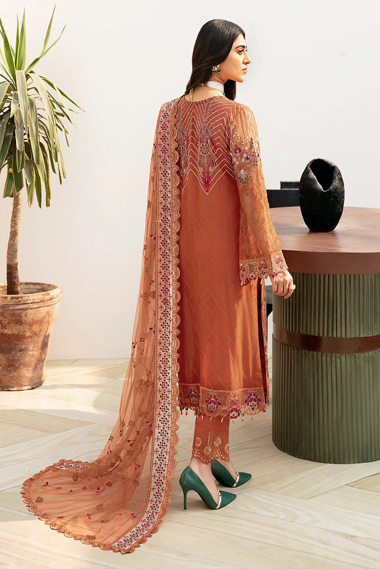 Picture of Ramsha - A 810 Chevron Embroidered Chiffon Collection Vol 8 - Available at Raja Sahib