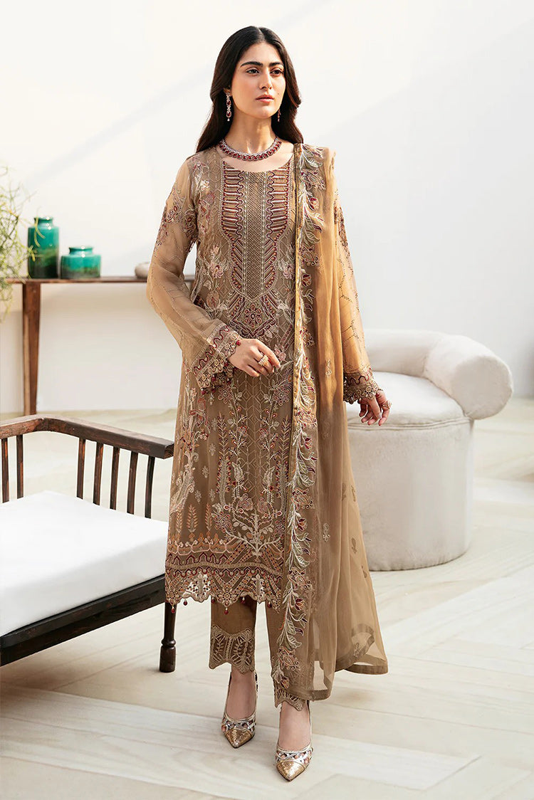 Chevron Embroidered Chiffon Collection Vol 8