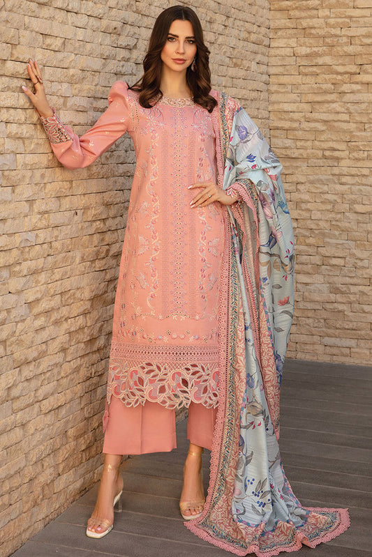 Picture of Rang Rasiya - 01 Bella Carnation Embroidered Lawn Collection - Available at Raja Sahib