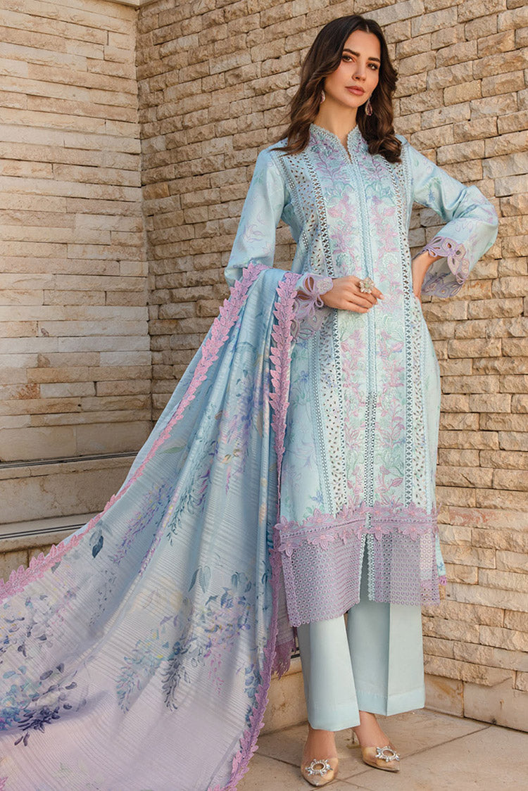 Picture of Rang Rasiya - 09 Ocean Carnation Embroidered Lawn Collection - Available at Raja Sahib