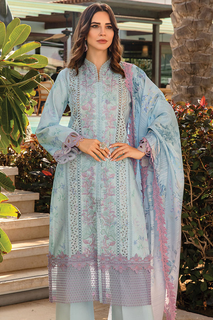 Picture of Rang Rasiya - 09 Ocean Carnation Embroidered Lawn Collection - Available at Raja Sahib