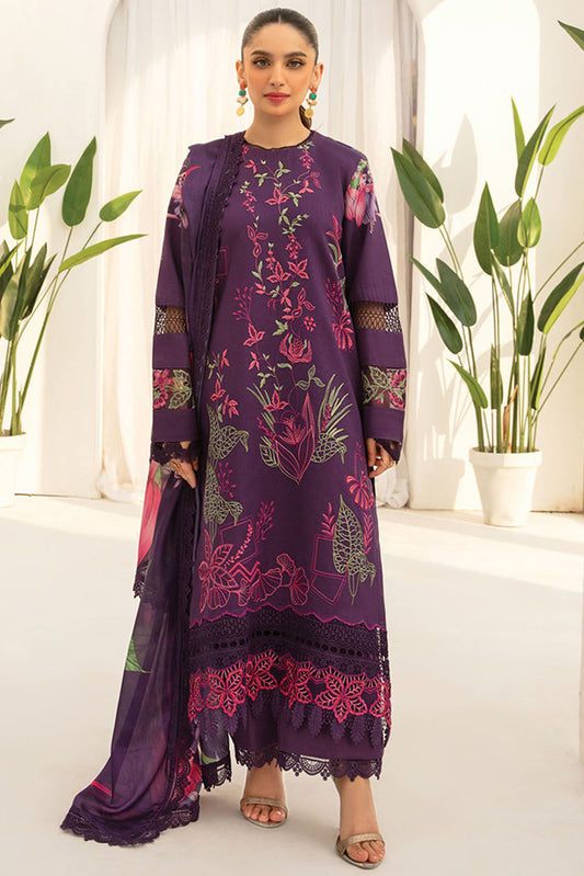 Picture of Rang Rasiya - D5 Carnation Florence Summer Edit Collection - Available at Raja Sahib