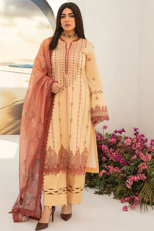 Picture of Rang Rasiya - D7 Hazel Florence Summer Edit Collection - Available at Raja Sahib