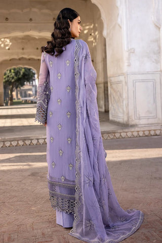 03 VIOLET SWEET Safeera Embroidered Chiffon Collection Vol 13