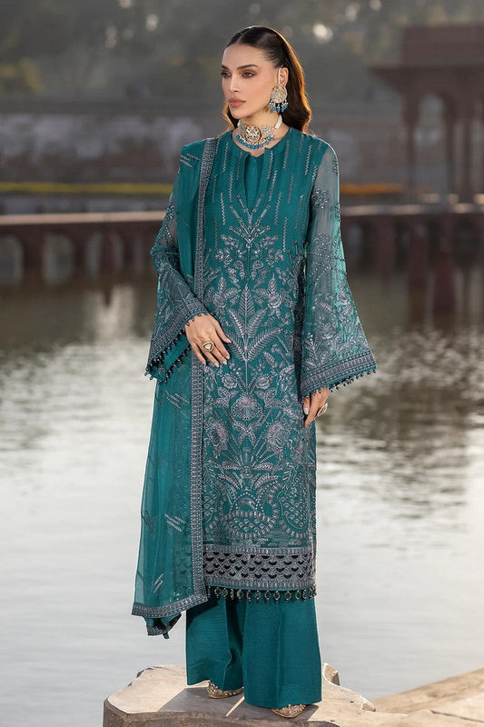 Picture of Flossie - 06 COLD LIGHT Safeera Embroidered Chiffon Collection Vol 13 - Available at Raja Sahib