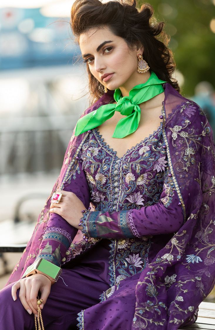 Picture of Meem - Design 06 Luxury Eid Lawn Collection - Available at Raja Sahib