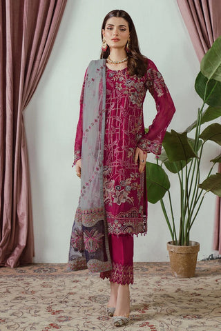 F 2506 Embroidered Chiffon Collection Vol 25