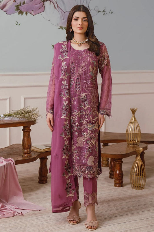 Picture of Ramsha - F 2509 Embroidered Chiffon Collection Vol 25 - Available at Raja Sahib