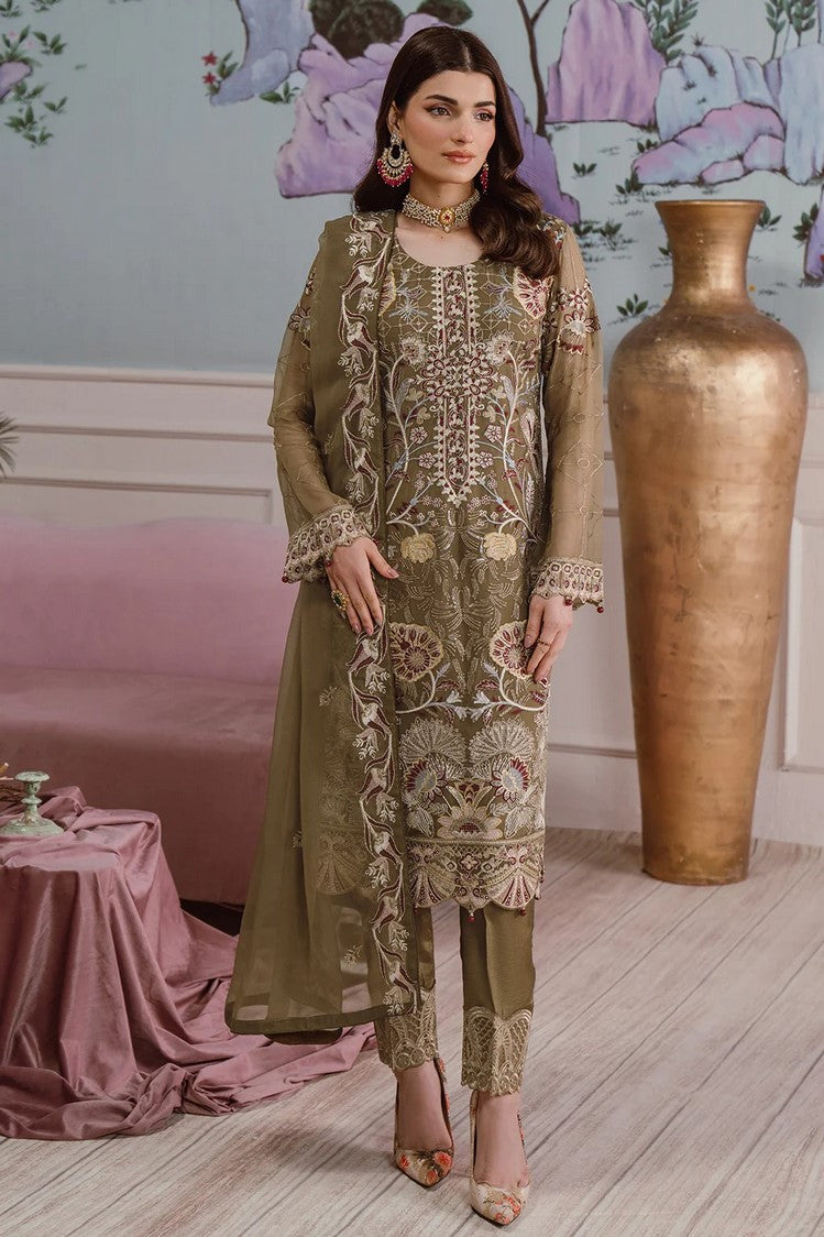 Picture of Ramsha - F 2510 Embroidered Chiffon Collection Vol 25 - Available at Raja Sahib