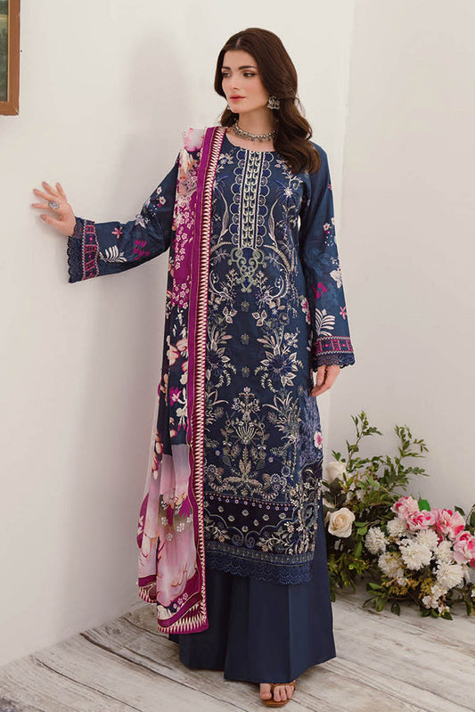 Picture of Ramsha - L 1001 Mashaal Embroidered Lawn Collection Vol 10 - Available at Raja Sahib