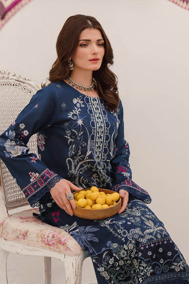 Picture of Ramsha - L 1001 Mashaal Embroidered Lawn Collection Vol 10 - Available at Raja Sahib