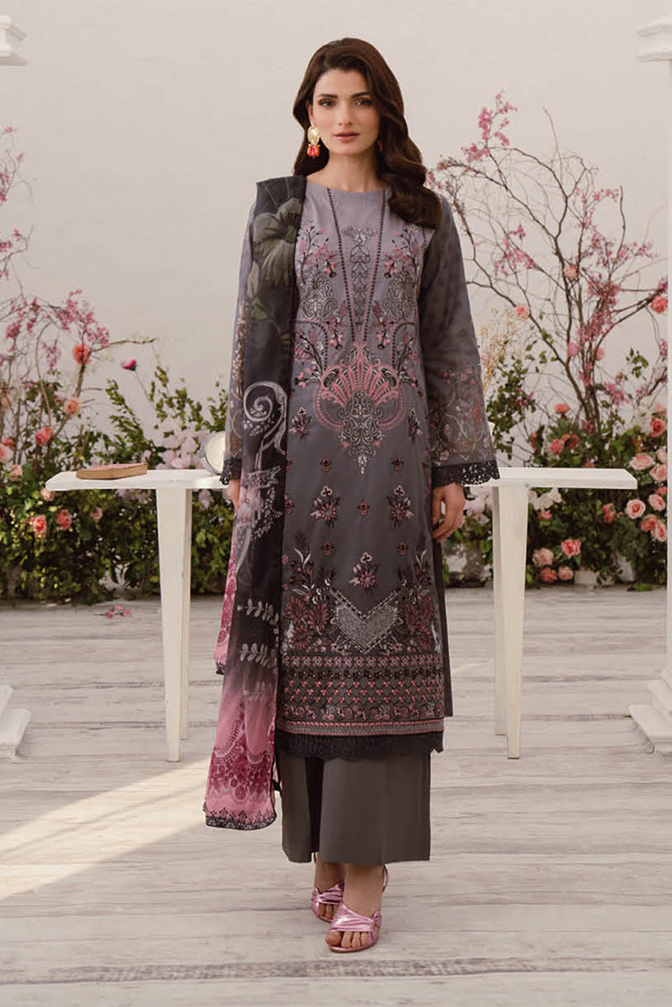 Picture of Ramsha - L 1002 Mashaal Embroidered Lawn Collection Vol 10 - Available at Raja Sahib