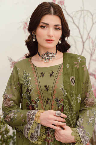 L 1009 Mashaal Embroidered Lawn Collection Vol 10