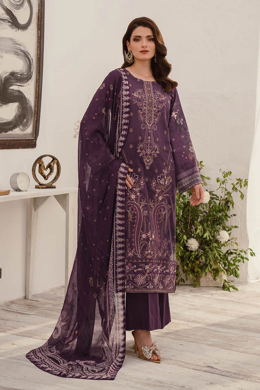 Picture of Ramsha - L 1011 Mashaal Embroidered Lawn Collection Vol 10 - Available at Raja Sahib