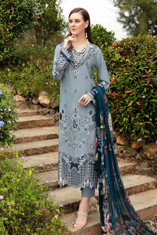 Picture of Ramsha - Z 809 Andaaz Embroidered Lawn Collection Vol 8 - Available at Raja Sahib