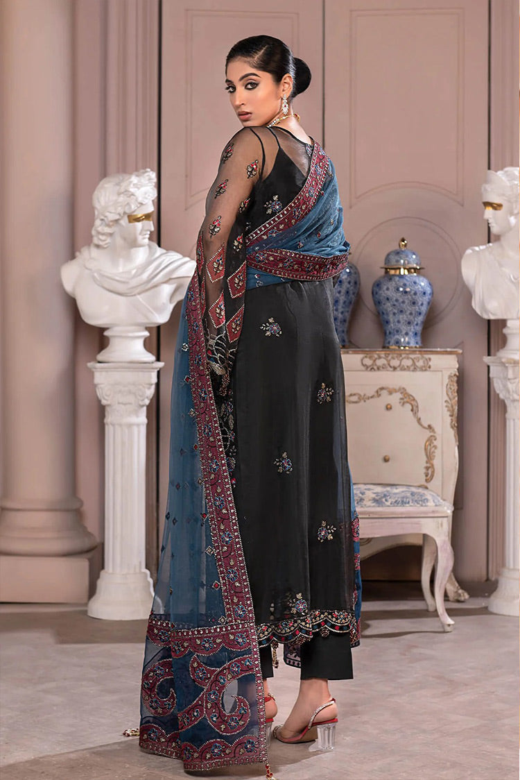 Picture of Janique - D 005 Night Bloom JJ Embellished Luxury Collection Vol 2 - Available at Raja Sahib