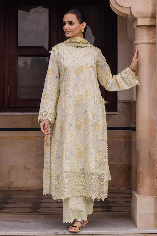 Picture of Aabyaan - AS 11 HAZEEN Shezlin Chikankari Prints - Available at Raja Sahib