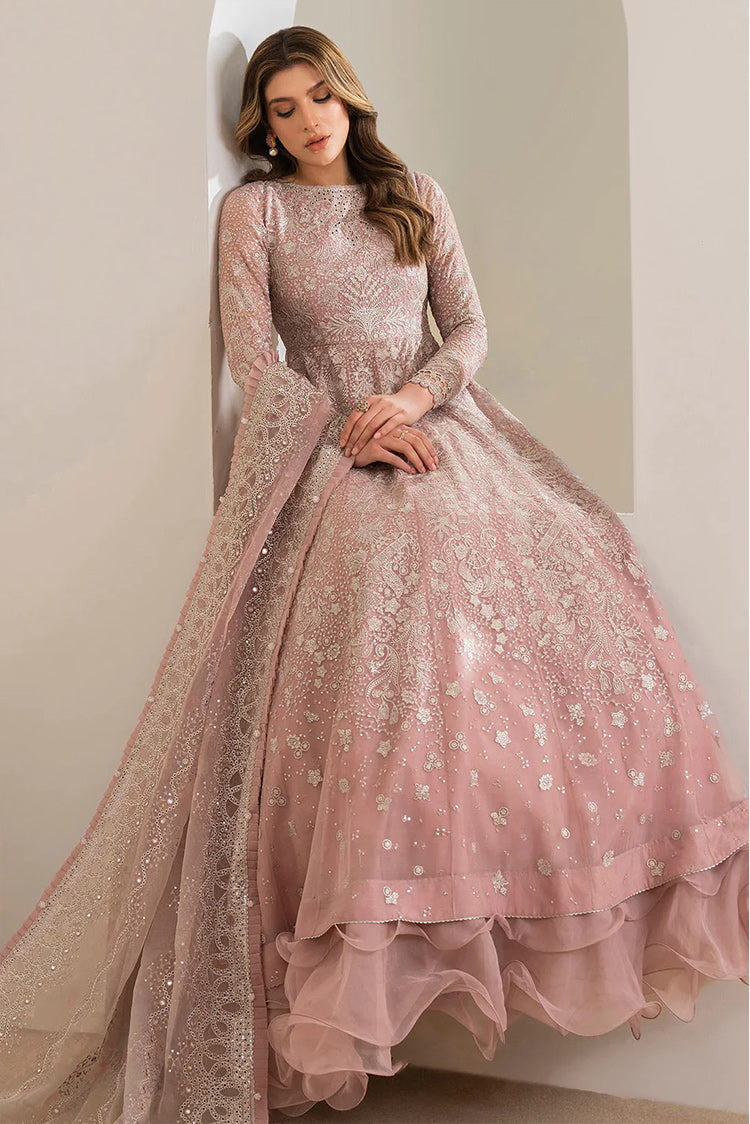 Picture of Jazmin - EMBROIDERED CHIFFON UC 3024 Luxury Embroidered Wedding Formals Edit - Available at Raja Sahib