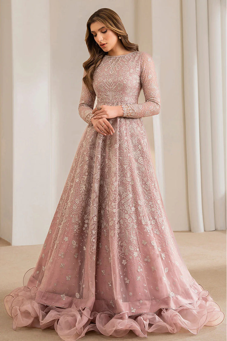 Picture of Jazmin - EMBROIDERED CHIFFON UC 3024 Luxury Embroidered Wedding Formals Edit - Available at Raja Sahib