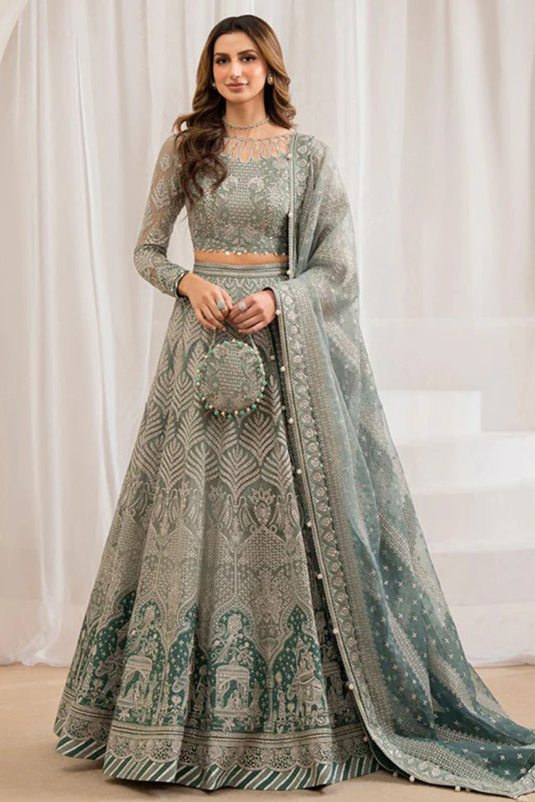 Picture of Jazmin - EMBROIDERED CHIFFON UC 3026 Luxury Embroidered Wedding Formals Edit - Available at Raja Sahib