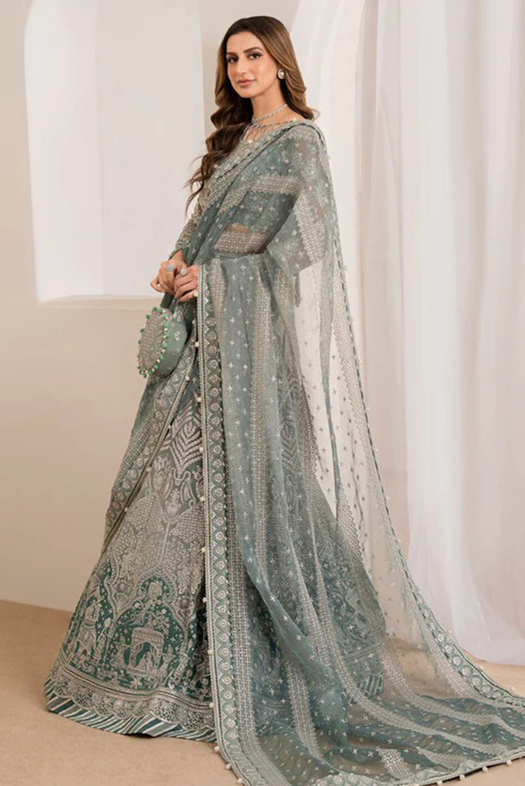 Picture of Jazmin - EMBROIDERED CHIFFON UC 3026 Luxury Embroidered Wedding Formals Edit - Available at Raja Sahib