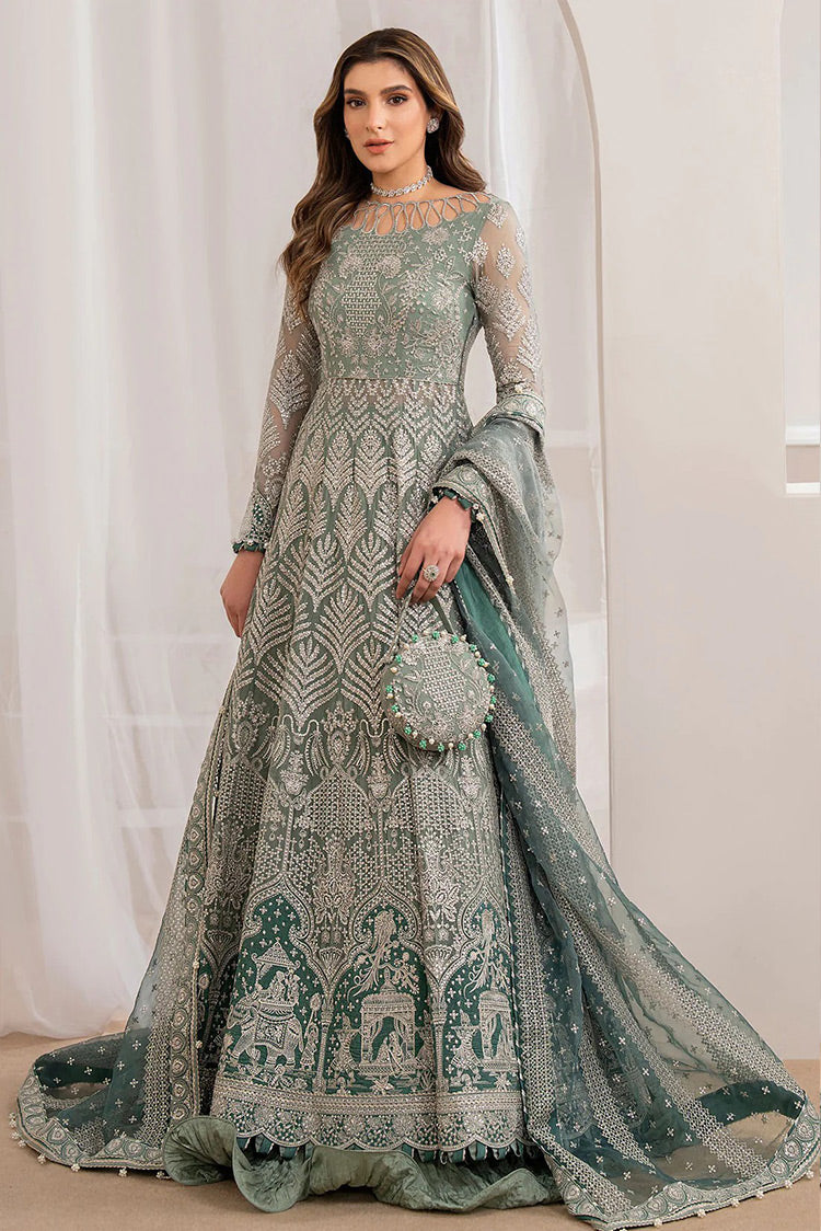 Picture of Jazmin - EMBROIDERED CHIFFON UC 3027 Luxury Embroidered Wedding Formals Edit - Available at Raja Sahib